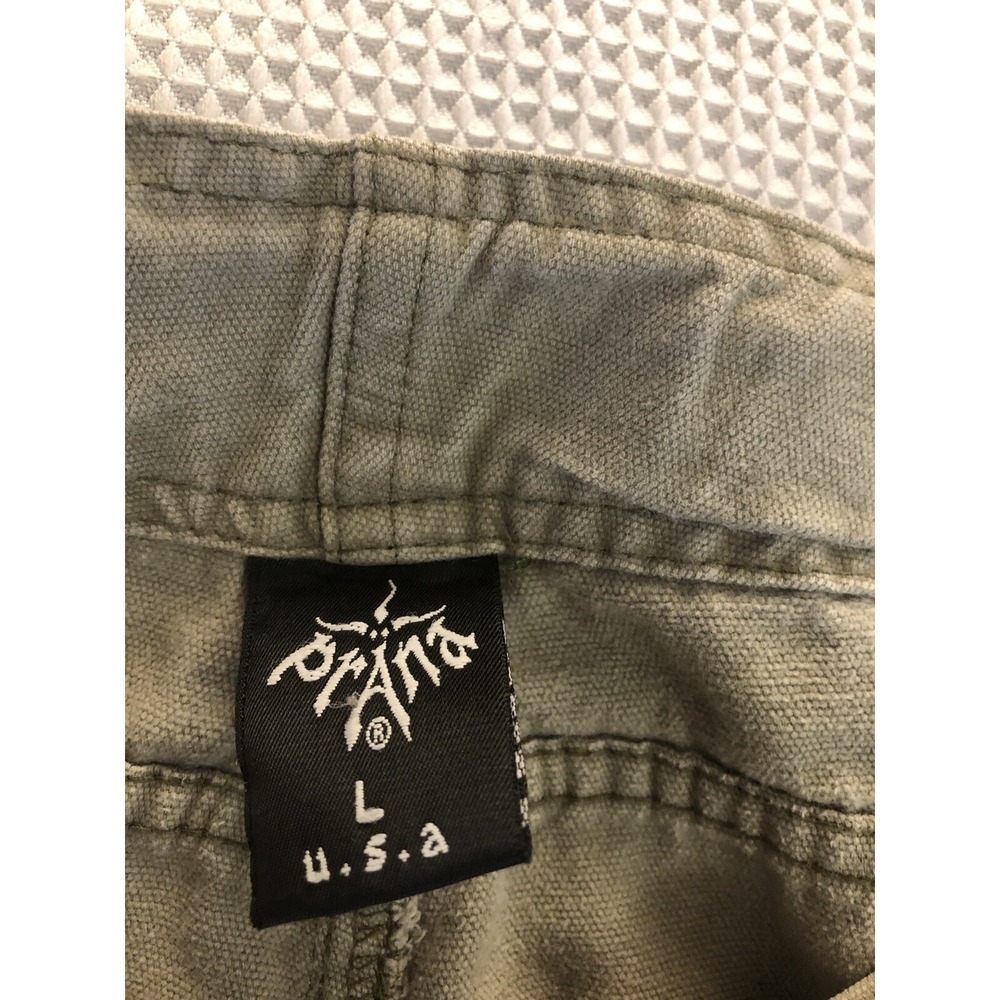 Prana Pants Mens Large Tan Breath Hiking Belted Cargo Utility Outdoors Work - Picture 7 of 9
